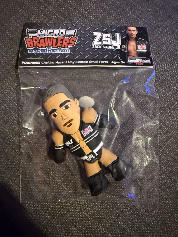 Zack Sabre Jr Pro Wrestling Crate Exclusive Micro Brawlers Brand New TMDK NJPW