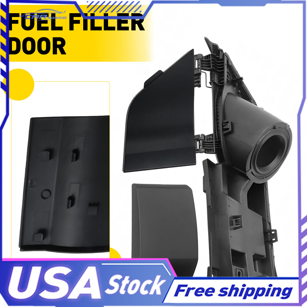 Fuel Filler Housing Door + Cap Cover Gas For Trim Ford 15-23 Transit 150 250 350