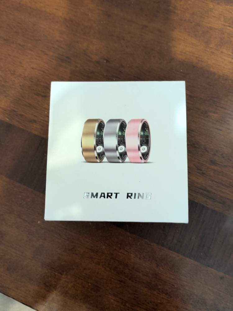 Smart Ring, Wearable Fitness Ring Health Tracker, Silver