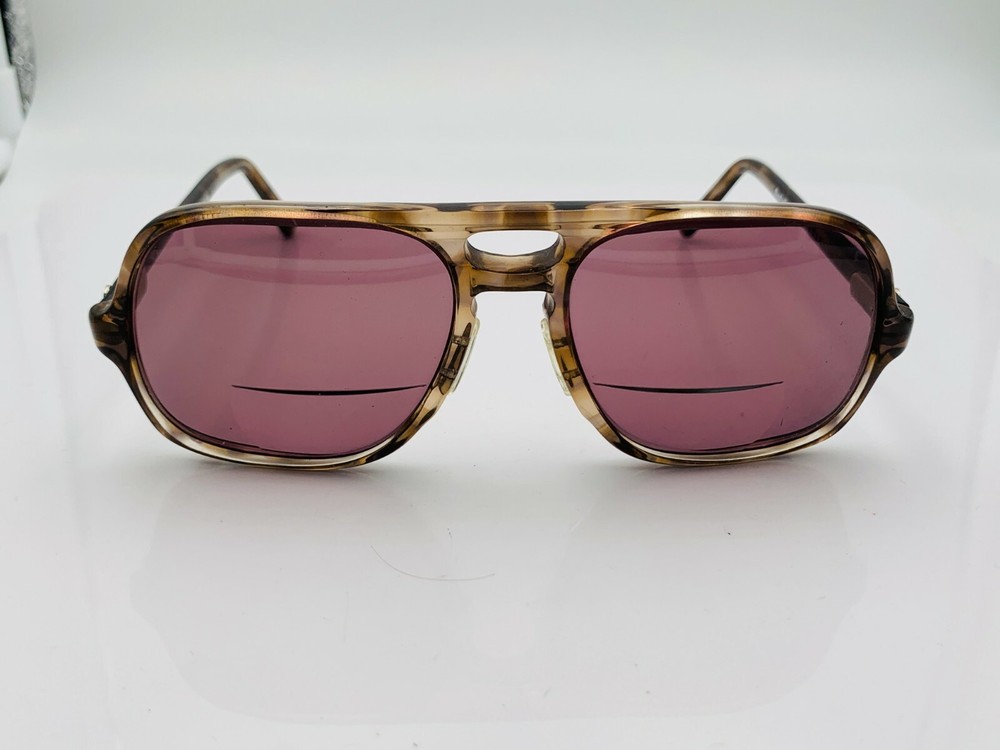 Vintage Fendall Liberty Brown Gray Pilot Sunglasses Frames Only