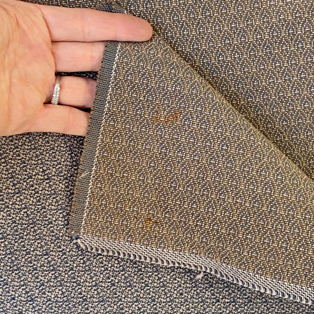1926 French Jacquard fabric sample UNUSED vintage upholstery tapestry Antique c