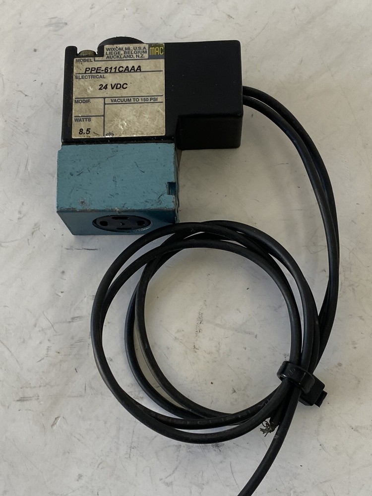 Mac PPE-611caaa Solenoid Valve 24vdc 8.5watt