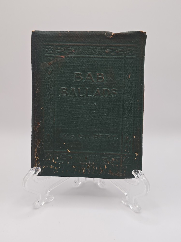 Bab Ballads by W.S. Gilbert, Little Leather Library - Antique Mini Book