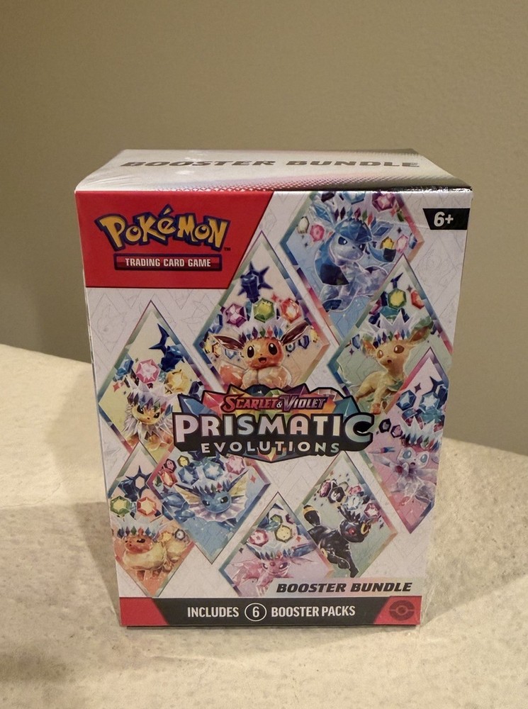 Pokémon Prismatic Evolutions Booster Bundle Box (6 Packs) English 2025 - SEALED