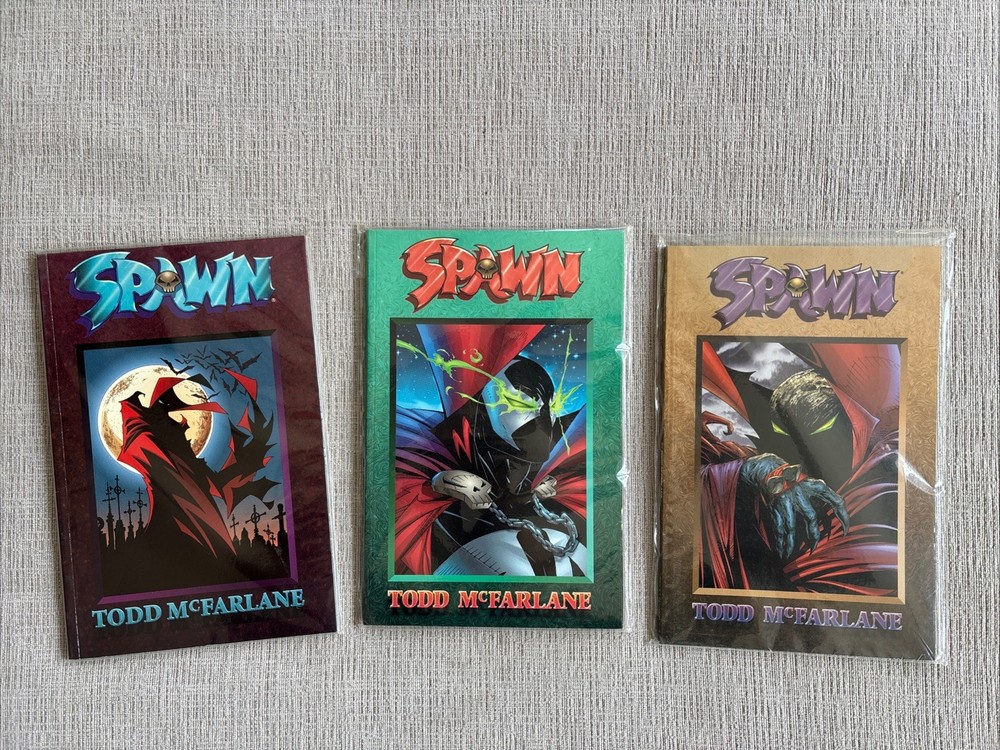 🔥LOT🔥 1995 SPAWN Todd McFarlane TRADE PAPERBACK #1 2 3