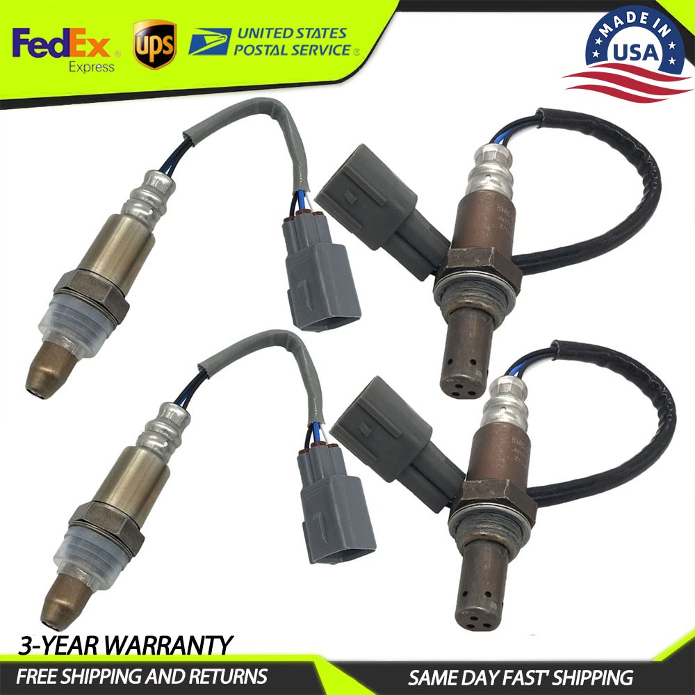 4PCS Up+Downstream Oxygen Sensor For 2005-2013 Toyota Tundra 4.0L 4.6L 4.7L 5.7L