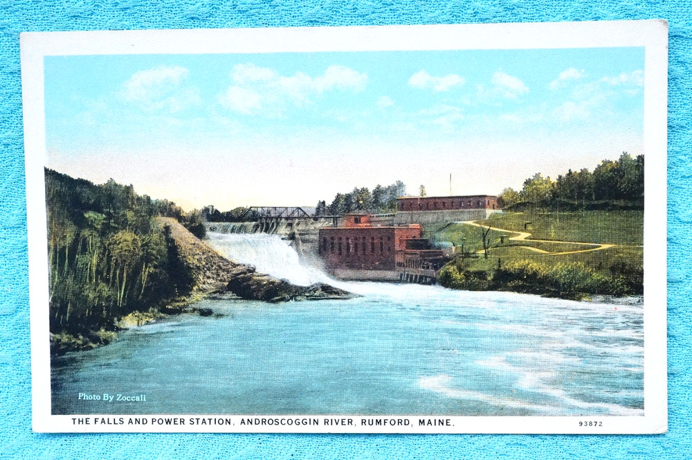 The Falls & Power Station - Androscoggin River - Rumford, Maine