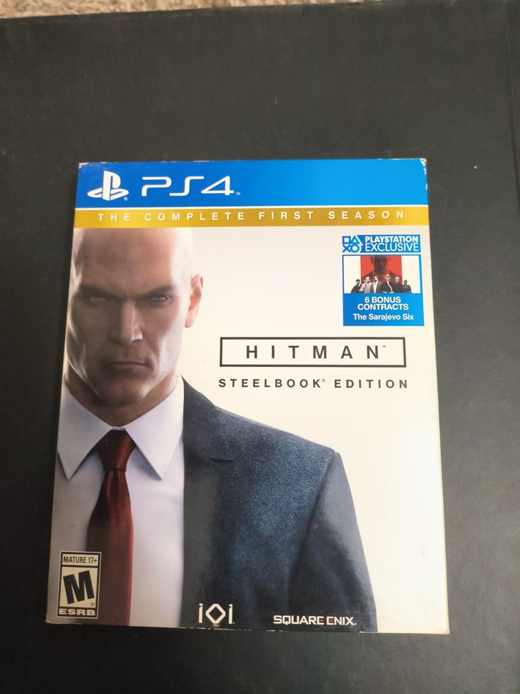 PS4 - Hitman: Complete First Season - Steelbook Edition w/ Slipcover (No Dents!)