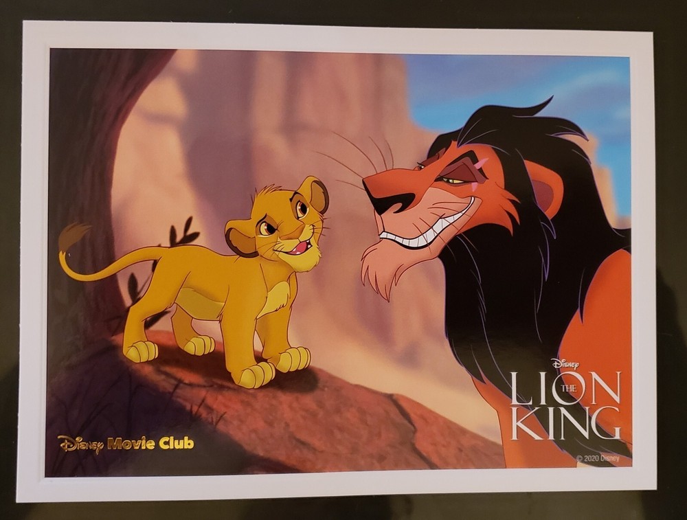 The Lion King Lithograph Disney Movie Club Exclusive 2020 NEW