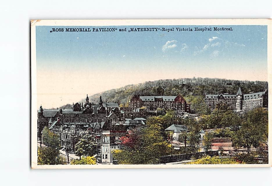 Postcard Royal Victoria Hospital in Montreal Quebec Canada