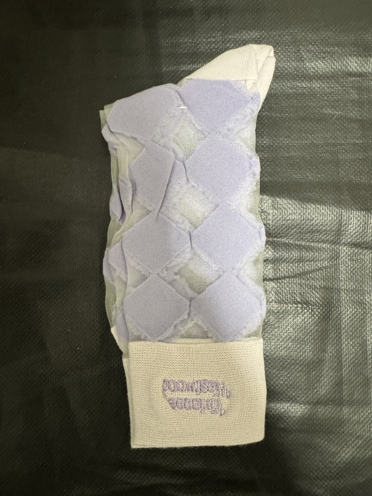 Vivienne Westwood Sheer Polka Dot Socks Lavender One Size