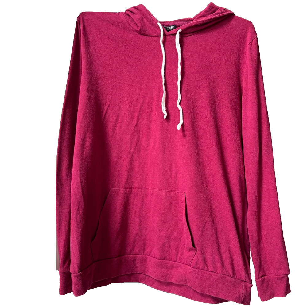 Size M|M Maroon Express One Eleven Women’s Lightweight Hoodie Long Sleeve