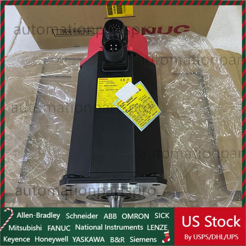 NEW FANUC A06B-0128-B075 SERVO MOTOR A06B0128B075 EXPEDITED SHIP