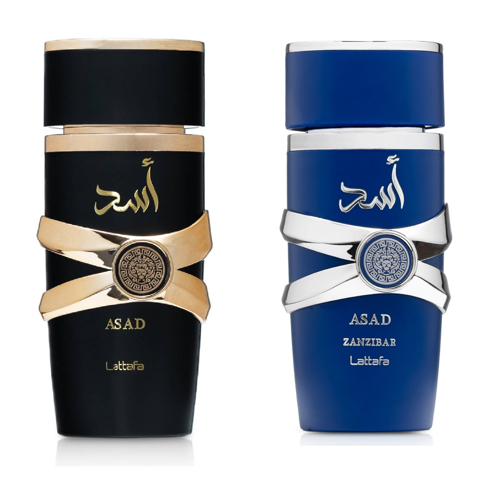 Lattafa Asad Men's Perfume Combo Asad Black & Asad Zanzibar 100 ML Best Price
