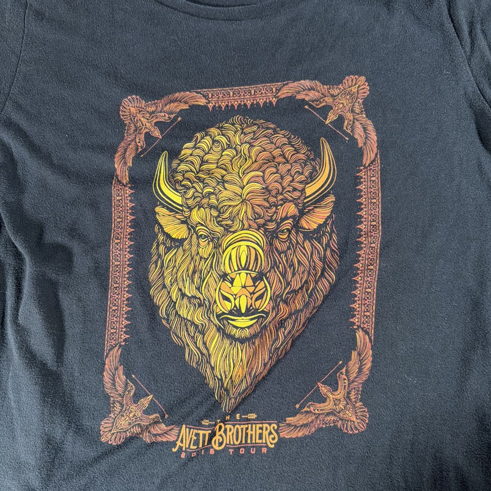 The Avett Brothers 2016 Tour Women’s XL Concert T Shirt Bull Head Band Tee