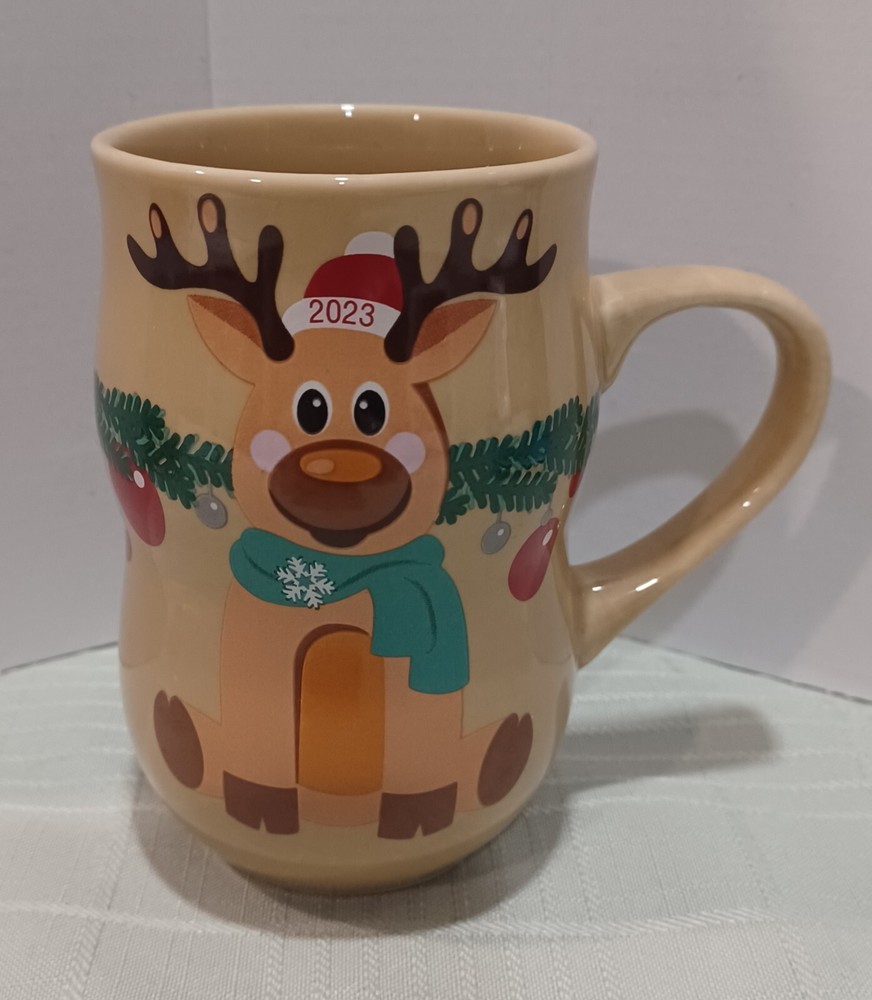 Christkindlmarket Chicago Children's Corner 2023 Reindeer Ceramic Mug