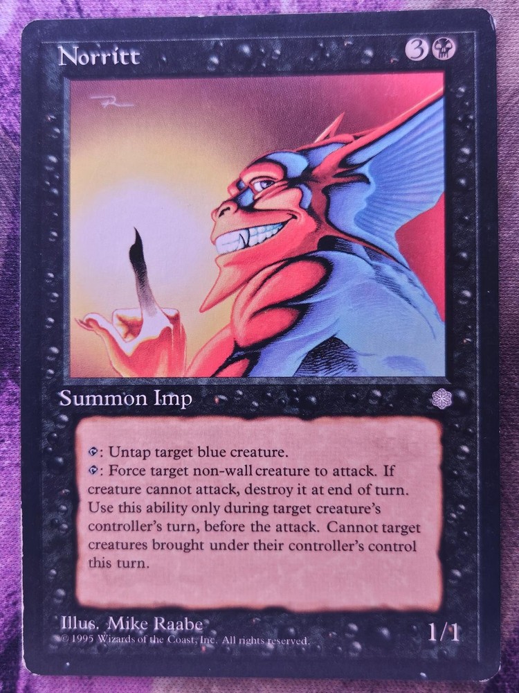 Norritt Common Ice Age Magic: The Gathering Moderately Played