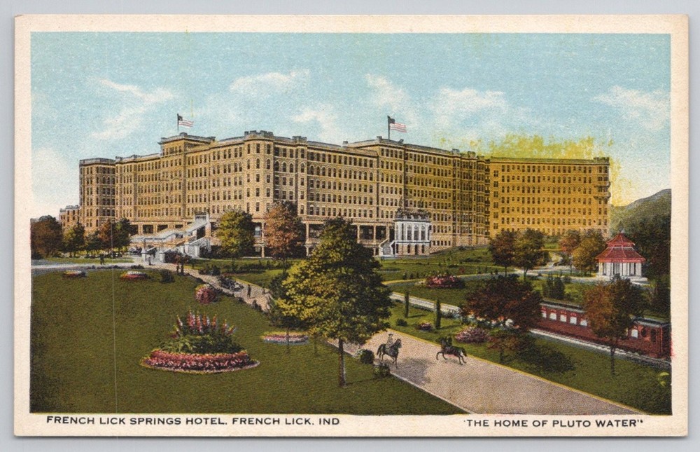 French Lick Springs Hotel Indiana Postcard 