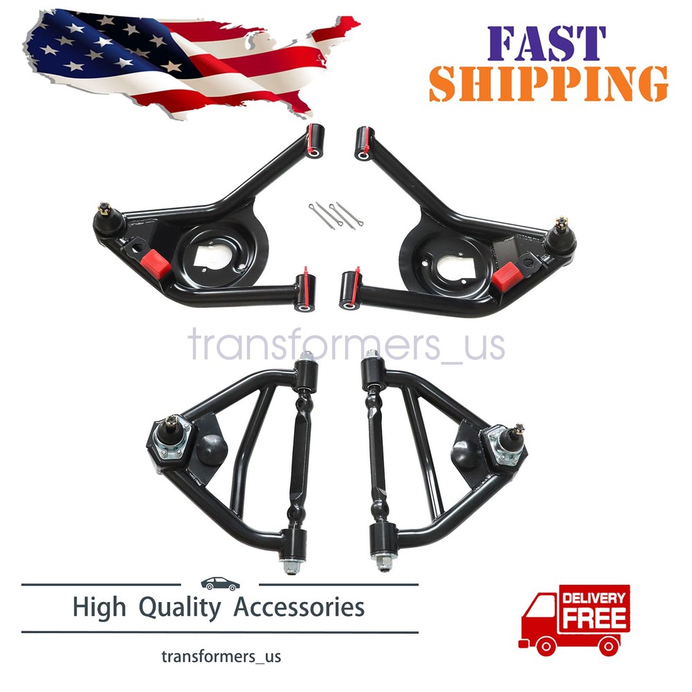 For Pontiac Firebird Chevrolet Camaro 1970-81 Tubular A Arms Control Arms Set