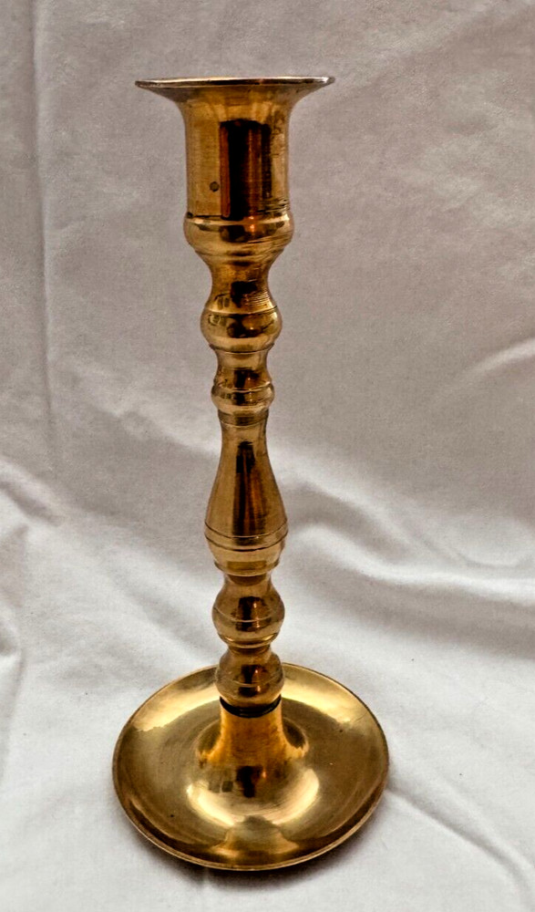 Vintage Brass Candlestick 7.5