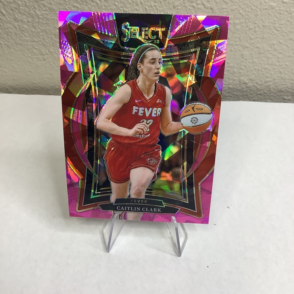 2025 Panini Select WNBA Caitlin Clark Pink Ice #41 Indiana Fever