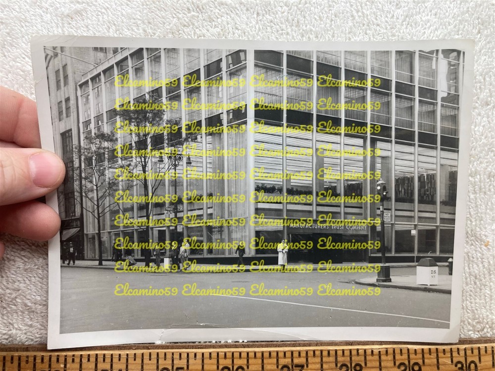 1960s Undated Manufacturers Trust Company Bank Manhattan NYC Midcentury Photo
