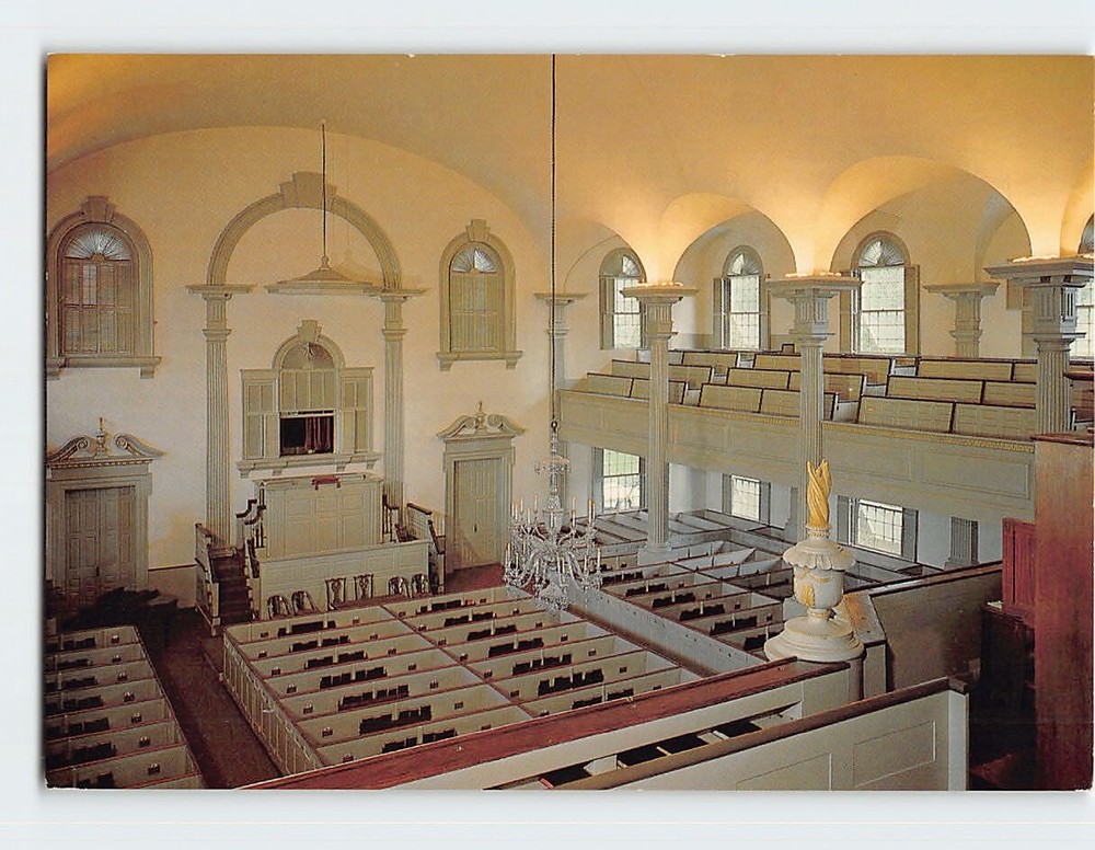 Postcard First Baptist Church in America Providence Rhode Island USA