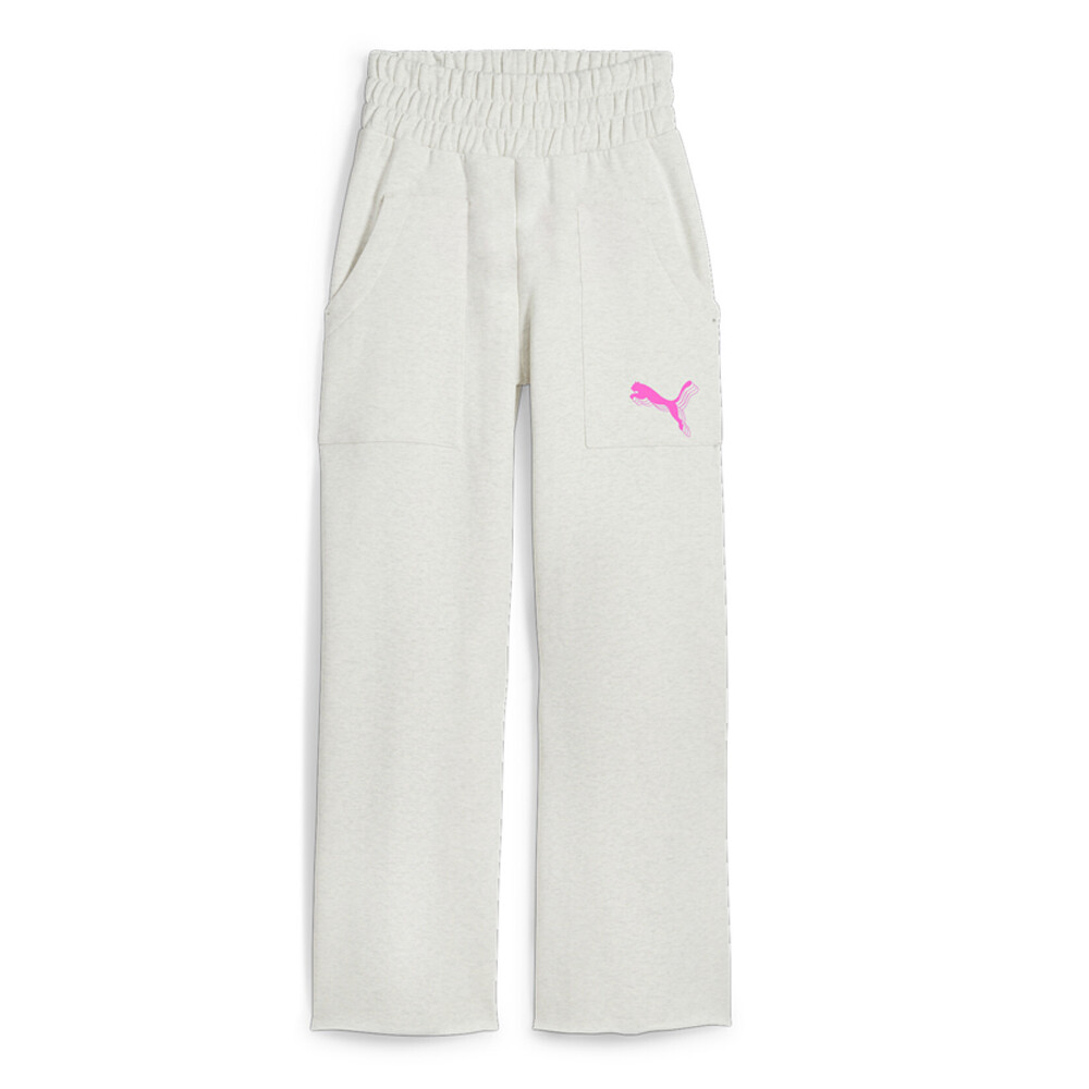 Puma Game Love Heartbreak Sweatpants Womens Grey Casual Athletic Bottoms 6248340