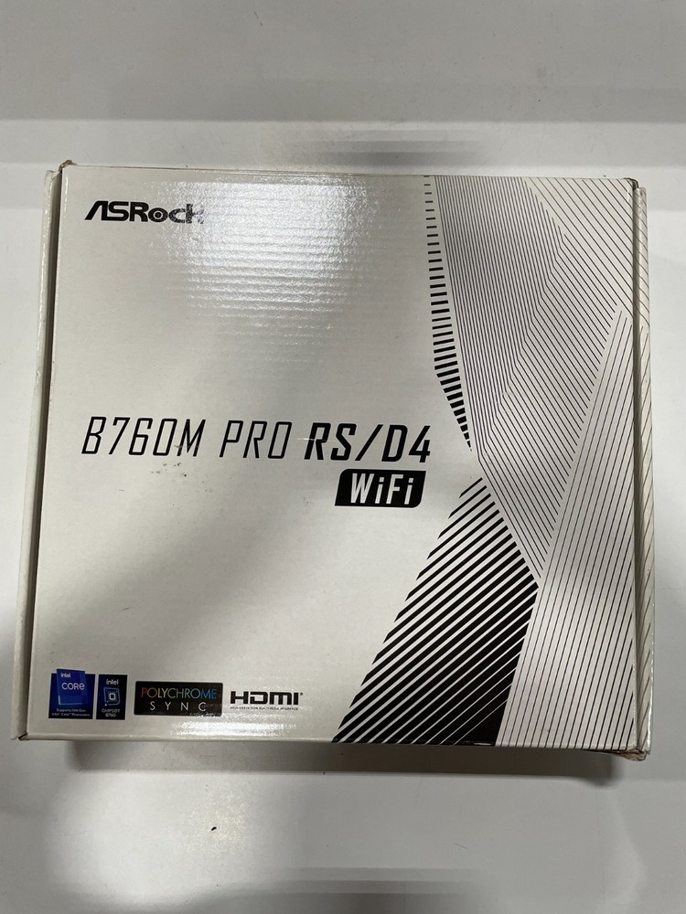 ASRock B760M PRO RS/D4 WiFi mATX LGA1700 DDR4 Intel Motherboard