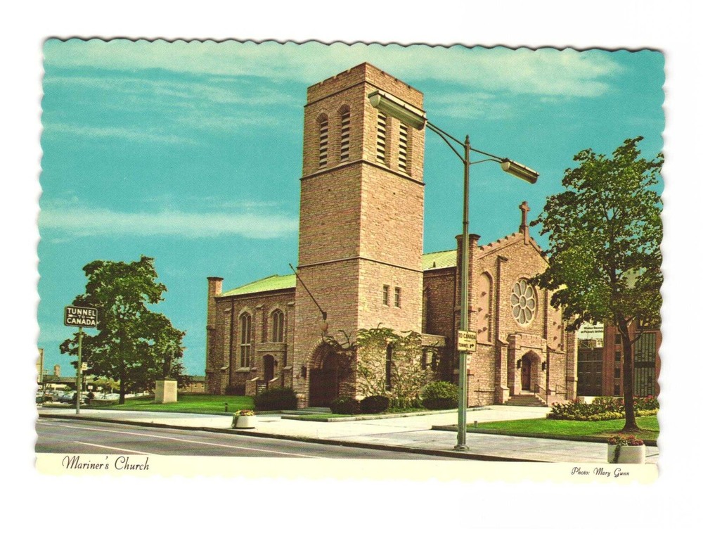 Mariners Church Detroit MI vintage postcard unposted
