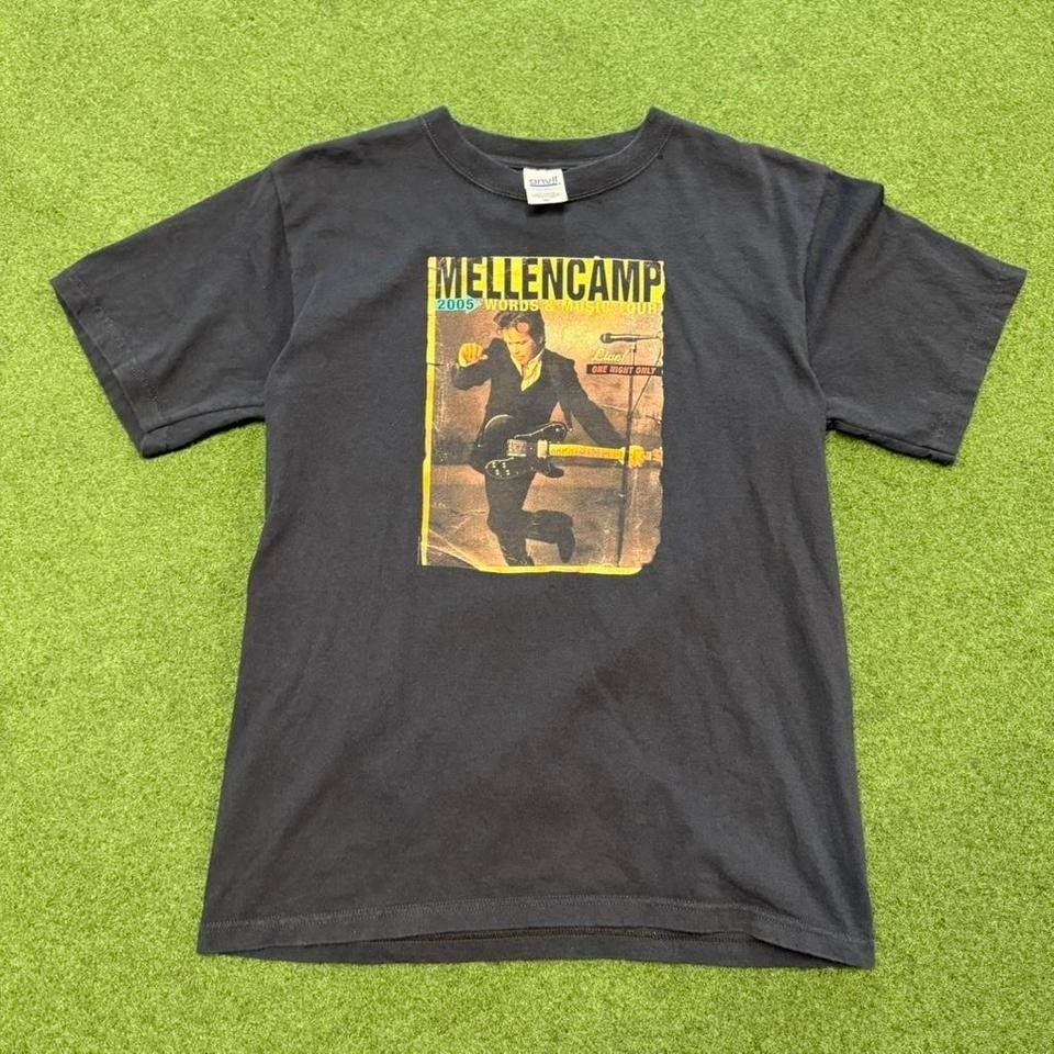 John Mellencamp 2005 tour T-shirt vintage 2000s John Mellencamp music tee