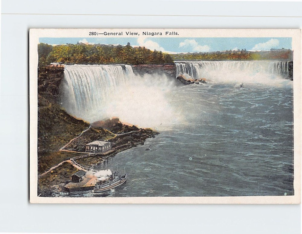 Postcard General View Niagara Falls