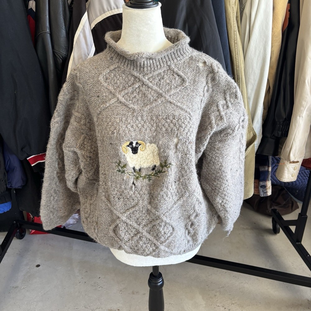 Vintage Wool Sheep Sweater