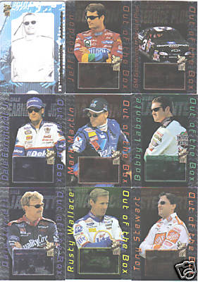1999 VIP OUT OF THE BOX #OB8 Dale Jarrett BV$5!! ONE CARD ONLY!