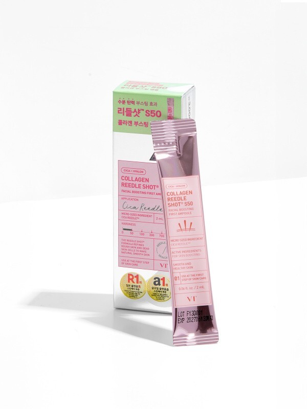 K-Beauty VT Collagen Serum Facial Boosting for Skin Firming and Hydration 2mlx6
