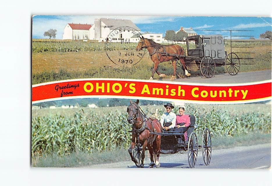 Postcard Greetings from Ohio's Amish Country USA