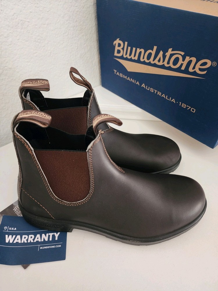 Blundstone 500 Chelsea Boots Unisex Stout Brown Size 6 Men 8 Women