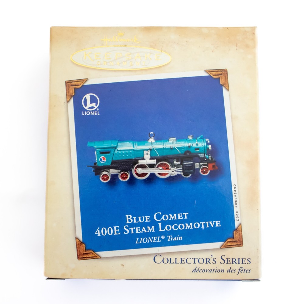 Hallmark Keepsake 2002 Blue Comet 400E Lionel Train Ornament