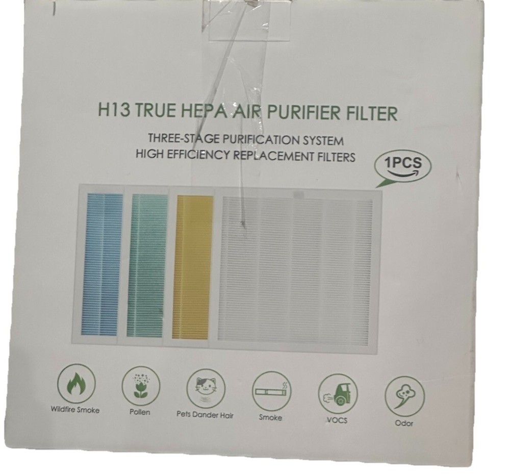 VEWIOR Official Replacement Pet Filter True HEPA Replacement Filter Box Has Tape