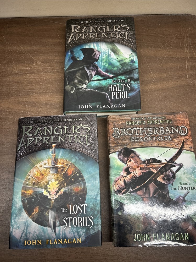 Ranger’s Apprentice Lot Of 3 Books By John Flanagan Hardcover