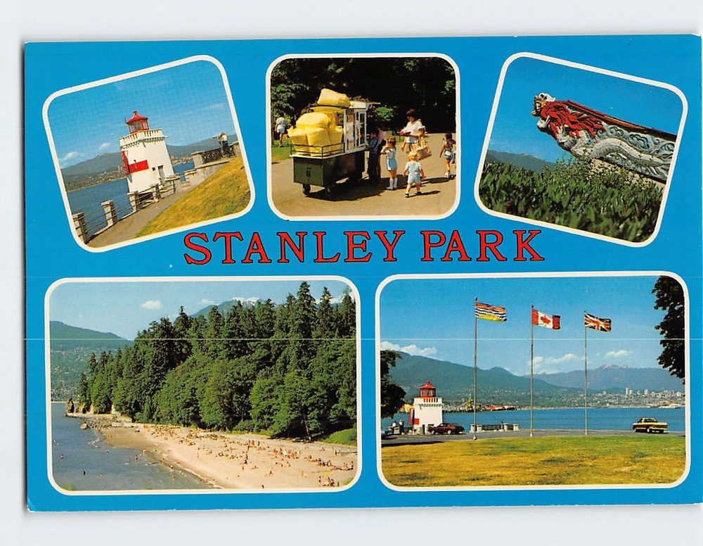 Postcard Stanley Park Vancouver Canada