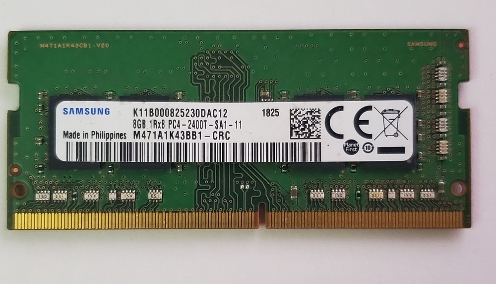 Samsung 8GB DDR4 SODIMM 2400MHz M471A1K43BB1-CRC TESTED