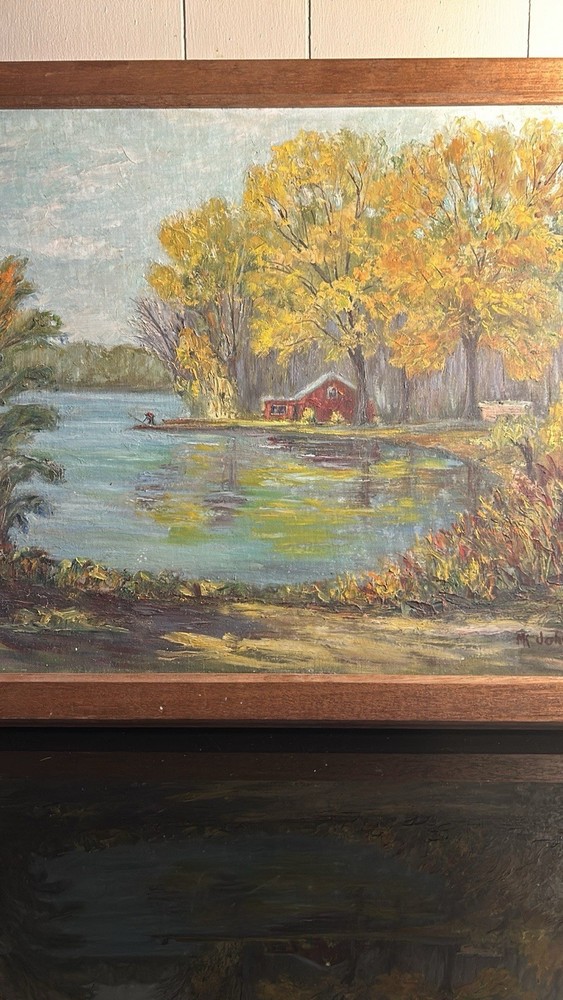oil painting framed