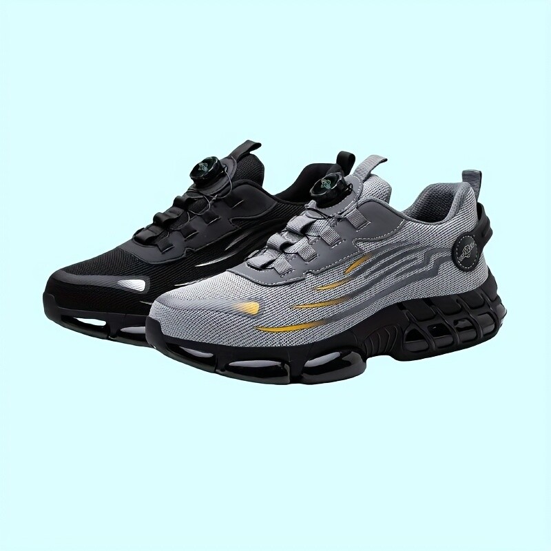 Men Steel Toe Work Boots Lightweight Durable Safety Sneakers US