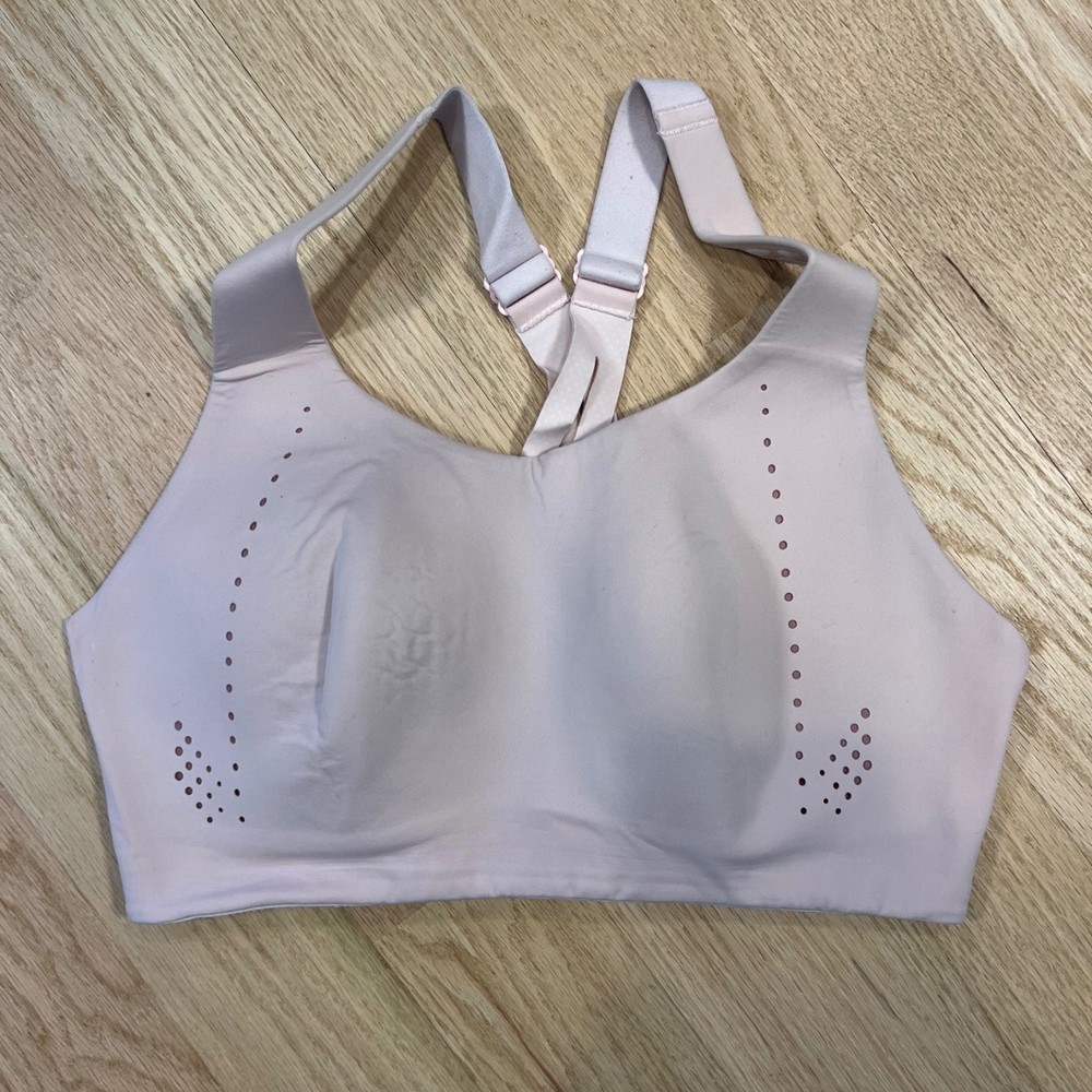 Lululemon AirSupport Bra Women's Size 34D Light Pink Preppy Athletic Comfort