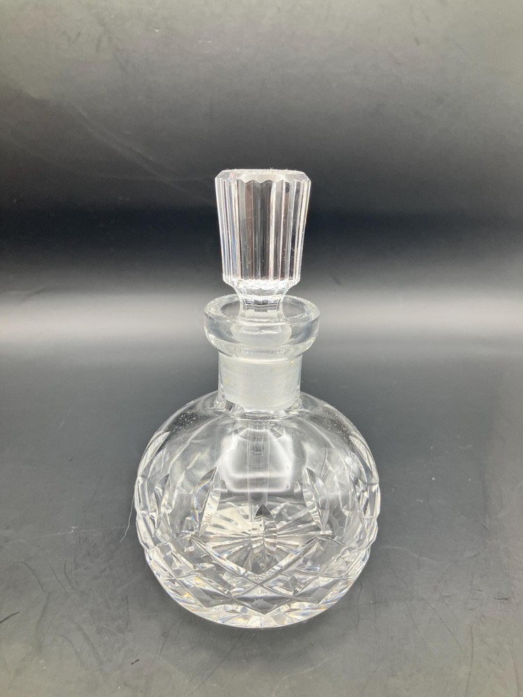 Vintage Lenox Crystal Perfume Bottle with Original Tag on Base
