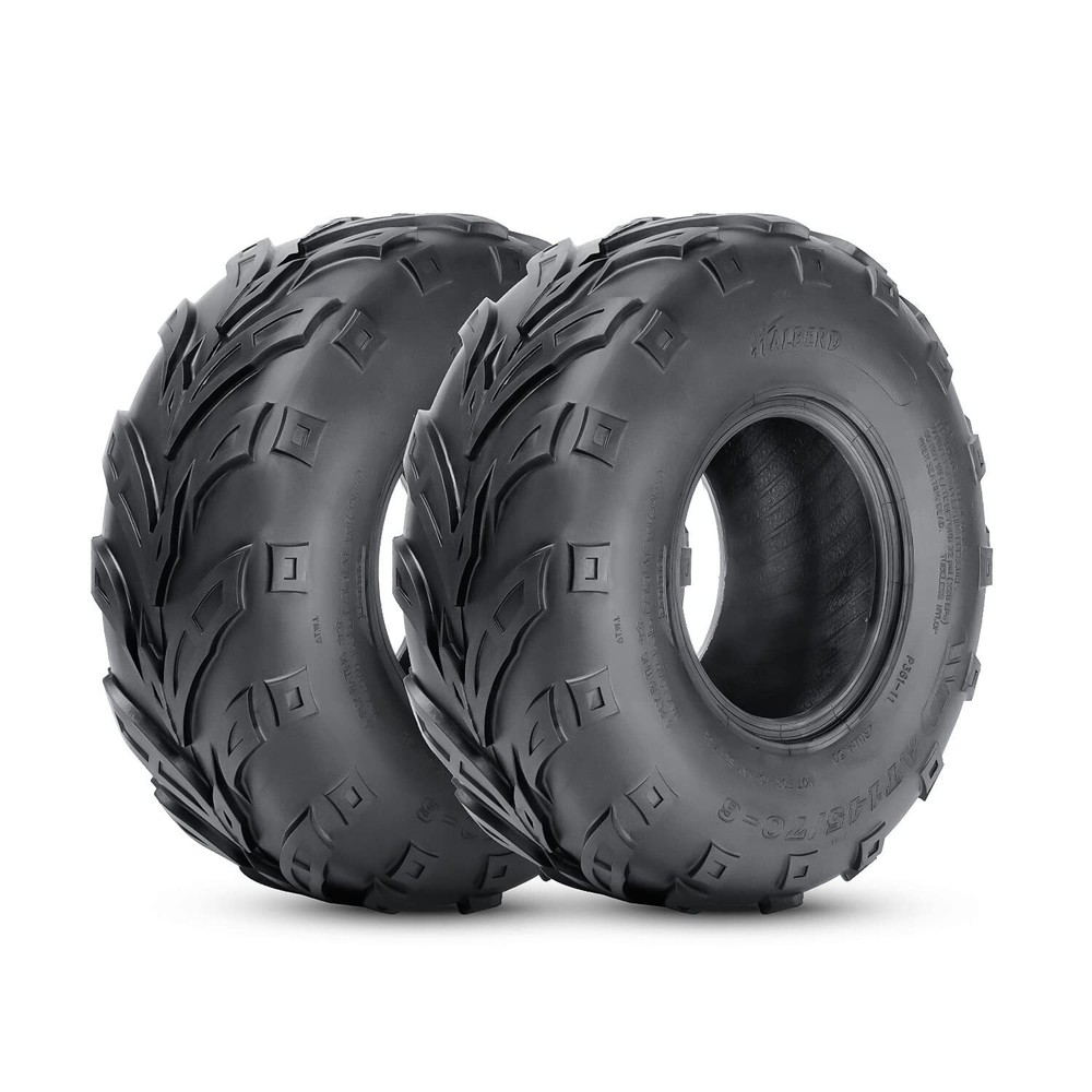 ATV Go Kart Tubeless Off-Road Tires 145/70-6 4PR 2-Pack
