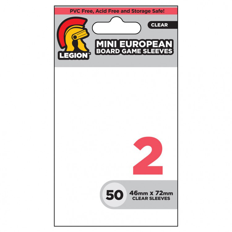 LGNBGSME2 Legion Supplies Deck Protection Sleeves: BGS: Mini-European Clear (50)
