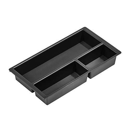 Center console organizer tray compatible with Ford F150 2009-2014 floor shift bu