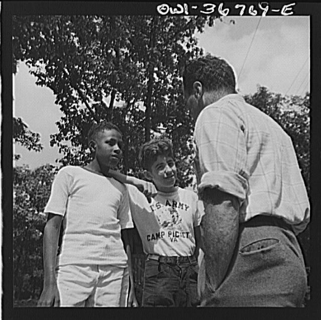 Photo:Southfields NY Camp Nathan Hale Interracial Camp Activities 1940s